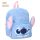 Stitch Prémium bársony 3D iskolatáska