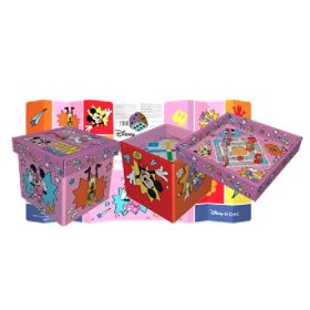   Minnie Egér Játéktároló kosár 20L (4 az 1 ben társasjáték,tároló,napellenző,szék)