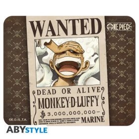 One Piece Prémium gaming egérpad Wanted Luffy