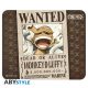 One Piece Prémium gaming egérpad Wanted Luffy