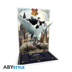 Harry Potter akril dioráma figura Harry & Buck in Hogwarts