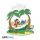 Disney akril dioráma figura Lilo & Stitch Hammock