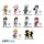Naruto Shippuden Meglepetés tasak Acryl mini