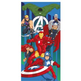   Bosszúállók gyorsan száradó gyerek strandtörölköző - 70x140 - kék