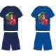 Bosszúállók pamut nyári együttes - póló-rövidnadrág szett - sötétkék - 116