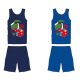 Bosszúállók pamut nyári együttes - trikó-rövidnadrág szett - sötétkék - 116