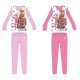 Barbie pamut jersey gyerek pizsama - világosrózsaszín - 116