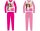 Barbie jersey pamut pizsama - rózsaszín - 128