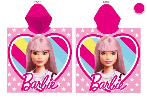 Barbie 55x110 cm gyorsan száradó poncsó