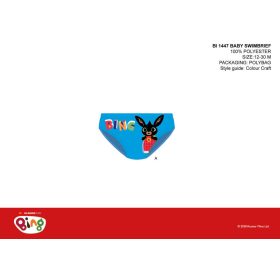 Bing nyuszi baba fürdő alsó kisfiúknak