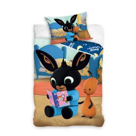   BING nyuszi 100% pamut gyermek ágyneműgarnitúra 100x135cm ágyneműhuzat + 40x60cm párnahuzat