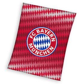   FC BAYERN MÜNCHEN Coral fleece takaró 130x170cm 240GSM vastag puha prémium anyagból