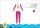 Baby Shark gyerek jersey pizsama - pamut pizsama - pink - 110