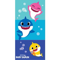 Baby Shark gyerek strandtörölköző - 70x140 - középkék