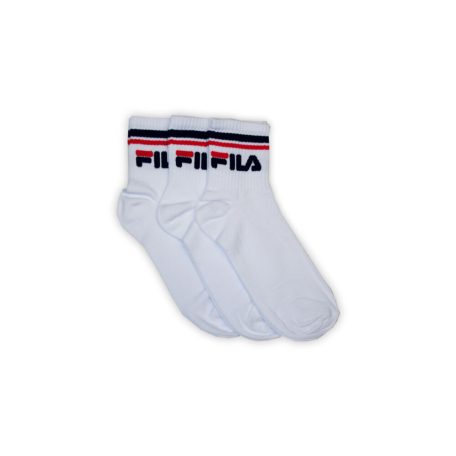 Fila unisex pamut zokni - rövid állású zokni - bordázott szár - 3 pár