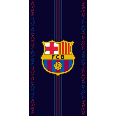 FC Barcelona 100% pamut strandtörölköző - 70x140 cm