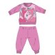 Flamingó téli pamut baba pizsama - interlock pizsama