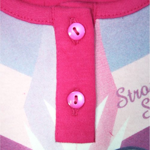 Téli pamut gyerek pizsama - Jégvarázs - pink - 98