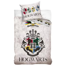   HARRY POTTER HOGWARTS prémium ágyneműhuzat-szett 100% pamut 140x200 + 60x70