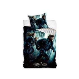   HARRY POTTER Halál Ereklyéi prémium ágyneműhuzat-szett 100% pamut 140x200 + 80x80