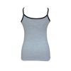 Női pamut kétrészes sport fehérnemű szett - sportbugyi-spagettipántos top - szürke - S