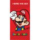 Super Mario Eco Friendly gyorsan száradó strandtörölköző - 70x140 cm