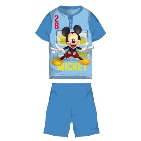 Disney Mickey egér nyári rövid ujjú gyerek pizsama - pamut jersey pizsama