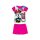 Nyári rövid ujjú gyerek pamut pizsama - Disney Minnie egér - pink - 122