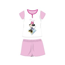   Nyári rövid ujjú gyerek pamut pizsama - Disney Minnie egér