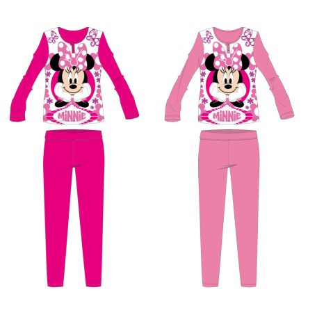 Disney Minnie egér pamut jersey gyerek pizsama - pink - 104