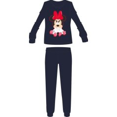   Disney Minnie egér női vékony pamut pizsama - jersey pizsama - sötétkék