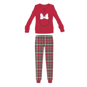   Disney Minnie egér téli vastag karácsonyi női pizsama - pamut flanel pizsama