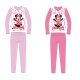 Disney Minnie egér jersey pamut pizsama - világosrózsaszín - 116