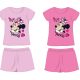 Disney Minnie egér pamut nyári együttes - póló-rövidnadrág szett - rózsaszín - 110