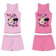 Disney Minnie egér pamut nyári együttes - trikó-rövidnadrág szett - rózsaszín - 104