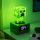 Minecraft Creeper Icon ébresztőóra világítással