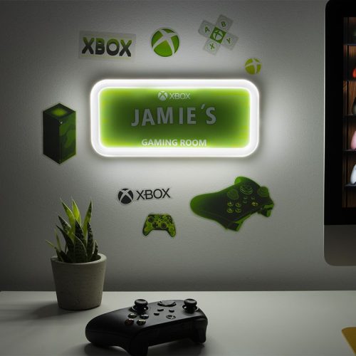 Microsoft Xbox Light up Room Sign testreszabható lámpa