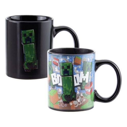 Minecraft Creeper hőre változó bögre