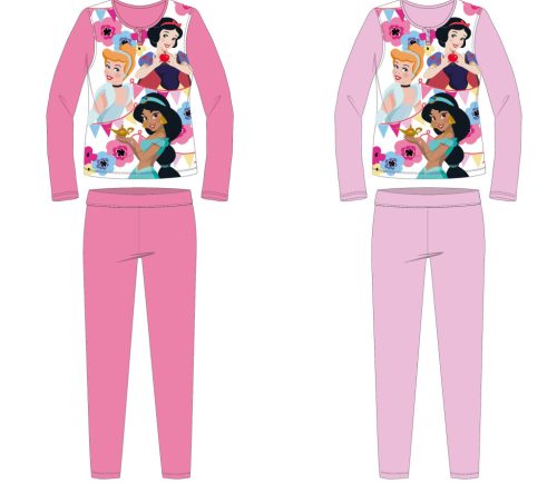 Disney Hercegnők jersey pamut pizsama - világosrózsaszín - 110