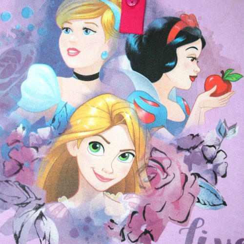 Téli pamut gyerek pizsama - Disney Hercegnők - pink - 116
