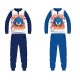 Sonic jersey pamut pizsama - sötétkék - 128