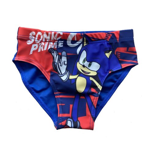 Sonic 4 részes strand szett (tornazsák+baseball sapka+fürdőnadrág+úszószemüveg) 7-8 éves korig