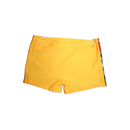 Pókember fürdő boxer kisfiúknak - Spiderman felirattal - sárga - 104