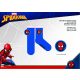 Spiderman csúszásgátlós meleg téli zokni gyerekeknek - sherpa zokni - sötétkék - 31-34