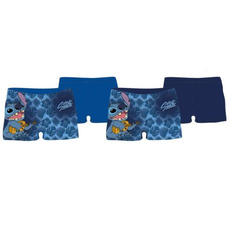 Stitch kisfiú fürdő boxer - sötétkék - 122