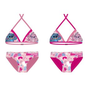   Stitch kétrészes fürdőruha kislányoknak - bikini háromszög felsőrésszel