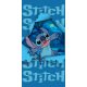 Stitch aranyos szörnyecske 100% pamut törölköző 70X140cm