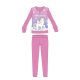 Unikornis téli vastag gyerek pizsama - pamut flanel pizsama - mályva - 98