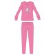 Unikornis pamut flanel pizsama - téli vastag gyerek pizsama - rózsaszín - 104