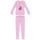 Unikornis téli pamut gyerek pizsama - interlock pizsama - világosrózsaszín - 104
